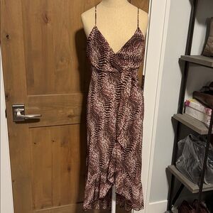 Vintage Kitty 90s Y2K Midi Maxi Slip Dress Womens S Mermaid Fairy whimsy goth